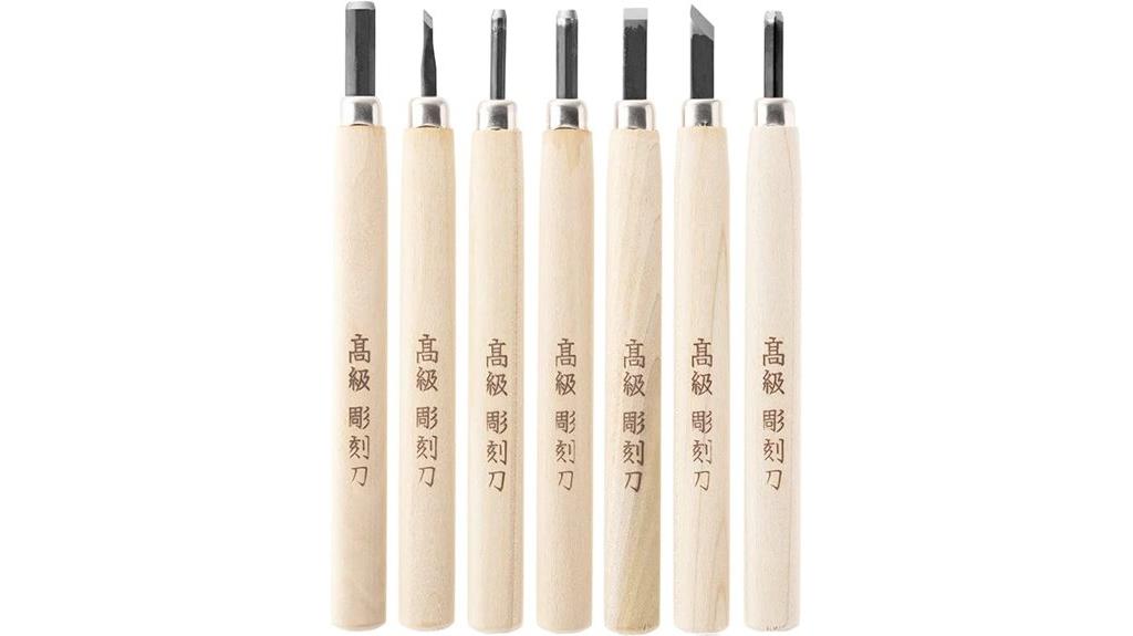 japanese wood carving set
