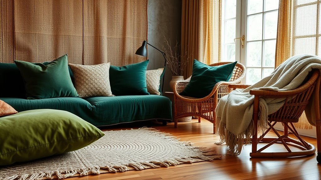 jute rugs create cozy spaces