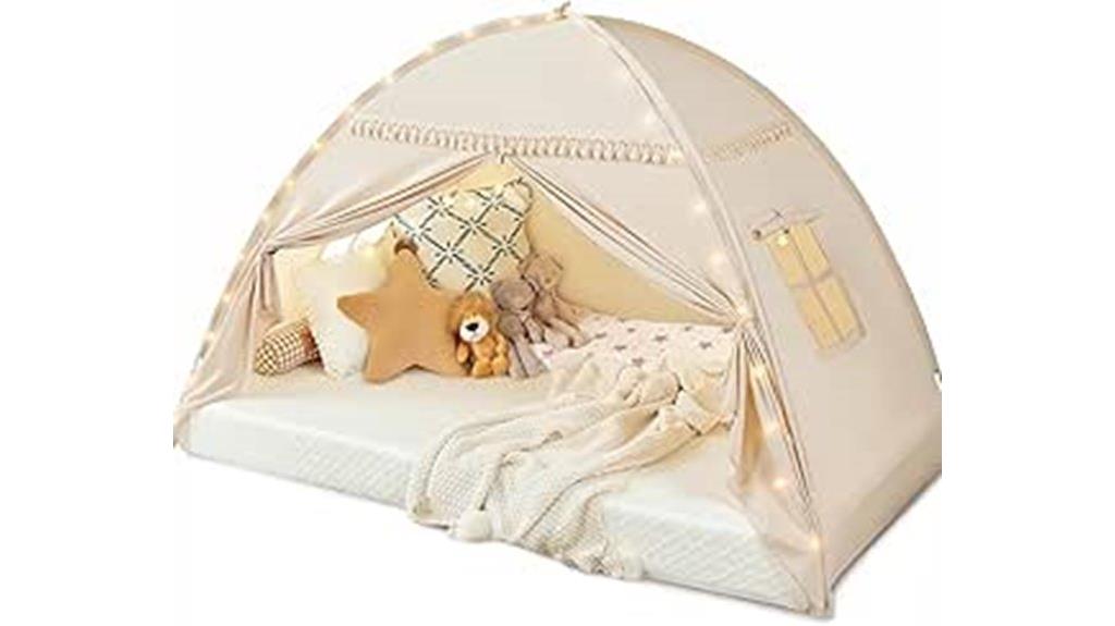 kids tent with lights