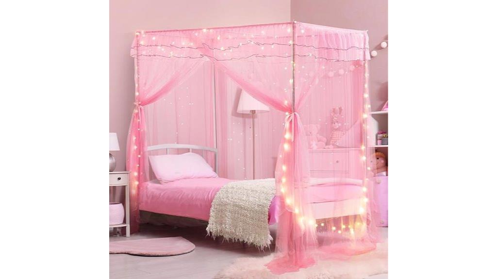 kids twin bed canopy