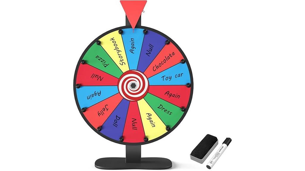 large 14 slot prize wheel