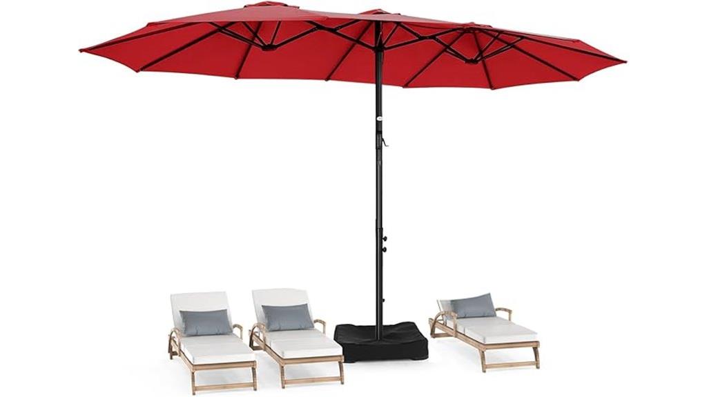 large 15ft patio umbrella