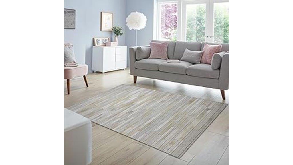 large 8x10 cowhide rug