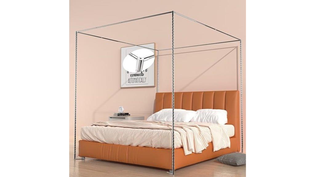 large canopy bed frame