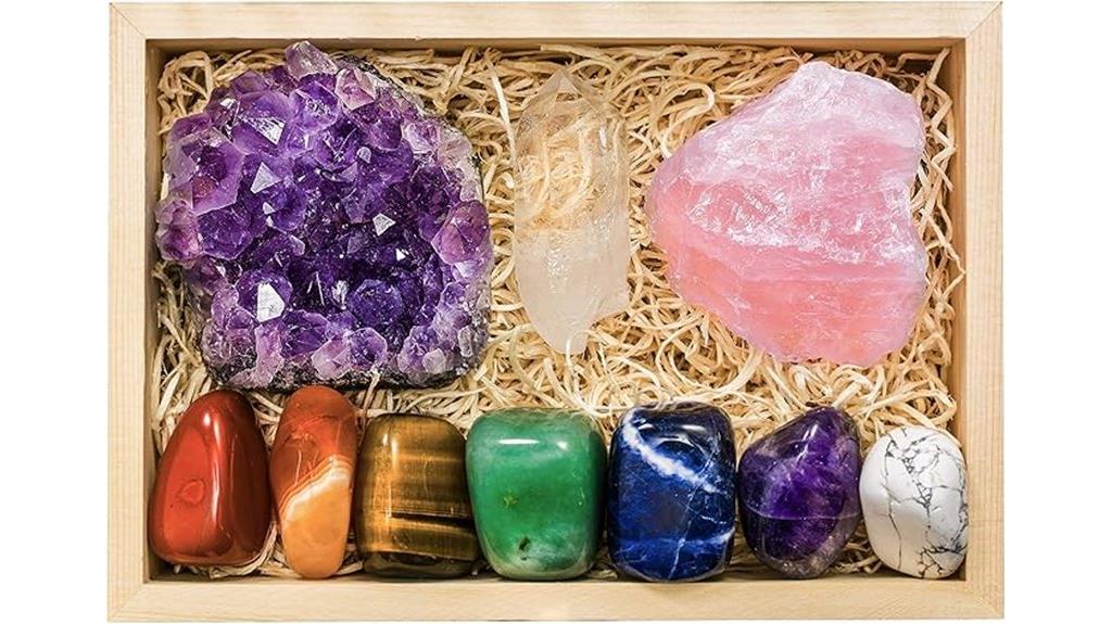 large healing crystal gift
