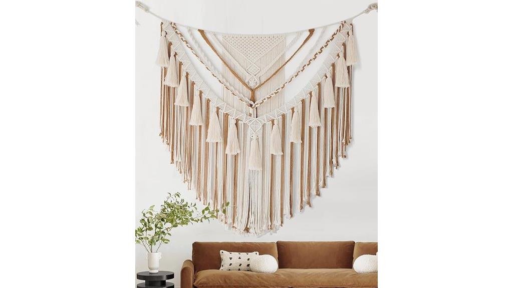 large macrame wall hanging