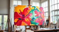 large scale artist easel options