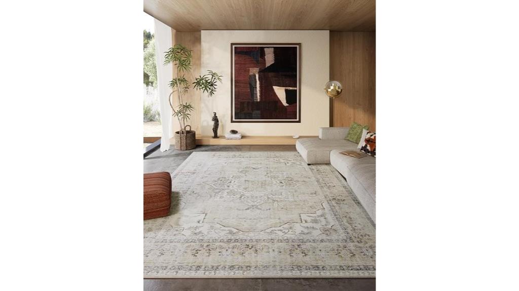 large washable area rug