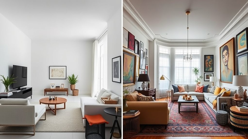 layered colorful textured decor