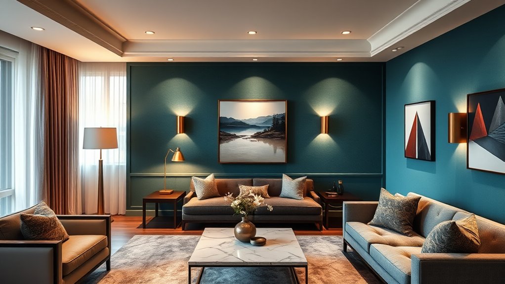 layered lighting for harmony