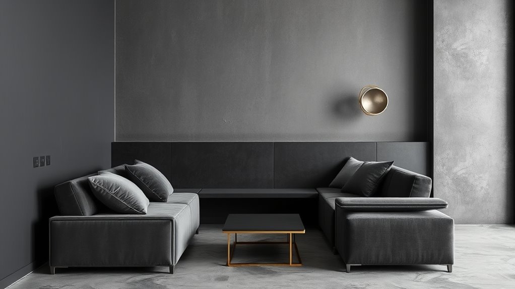 layered tactile material contrast