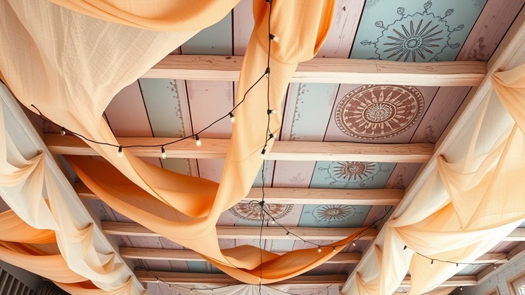 layered textiles and vintage accessories