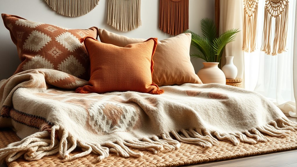 layered textures and eclectic patterns