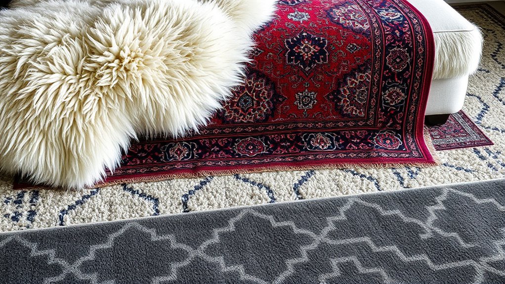 layered textures and patterns