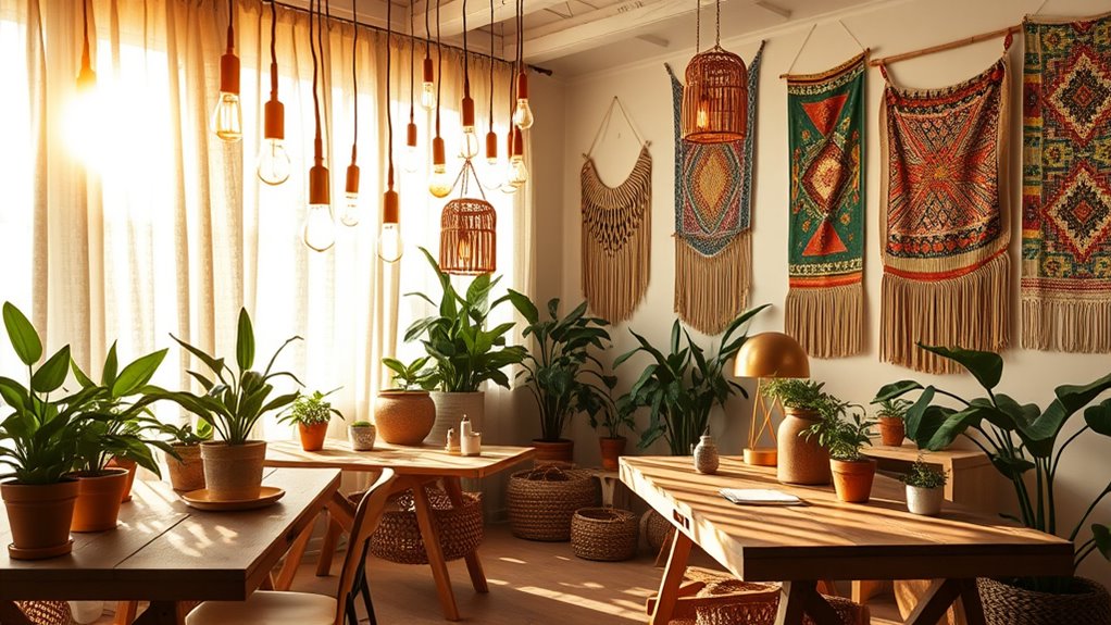 layered warm lighting ambiance