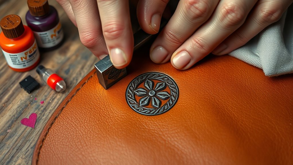 leather color blending techniques