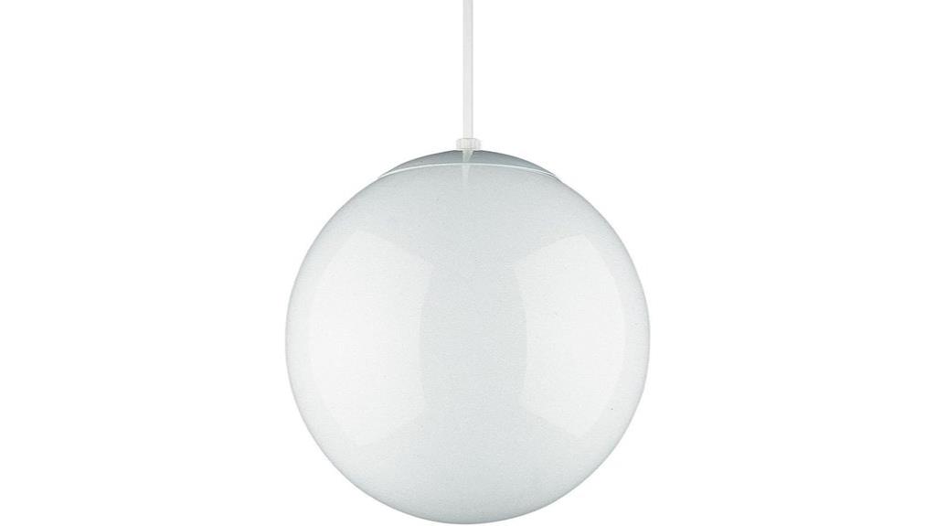 leo globe pendant light