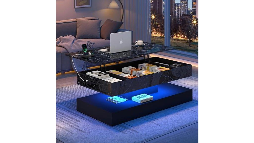 lift top coffee table