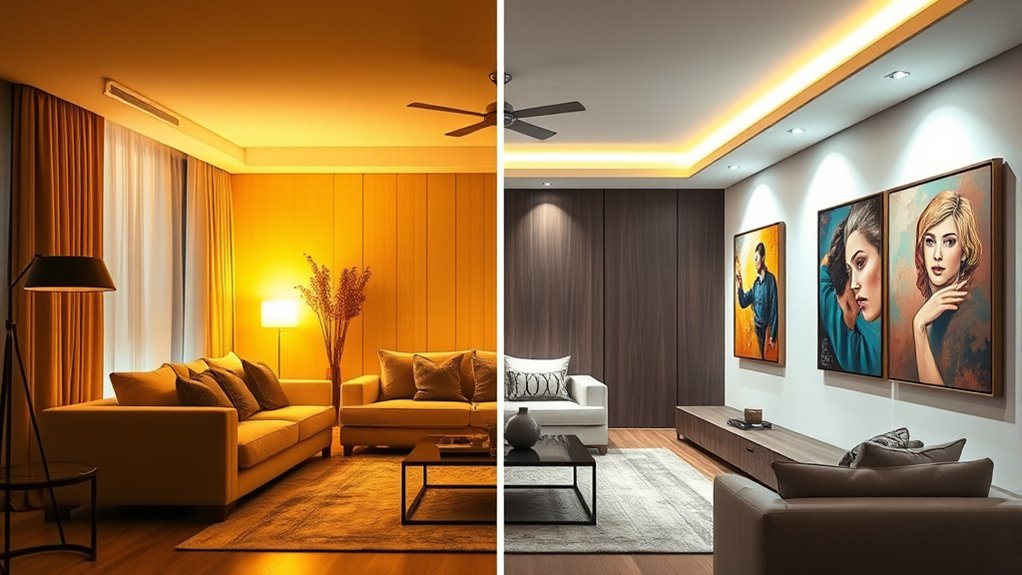 lighting mood versus clarity