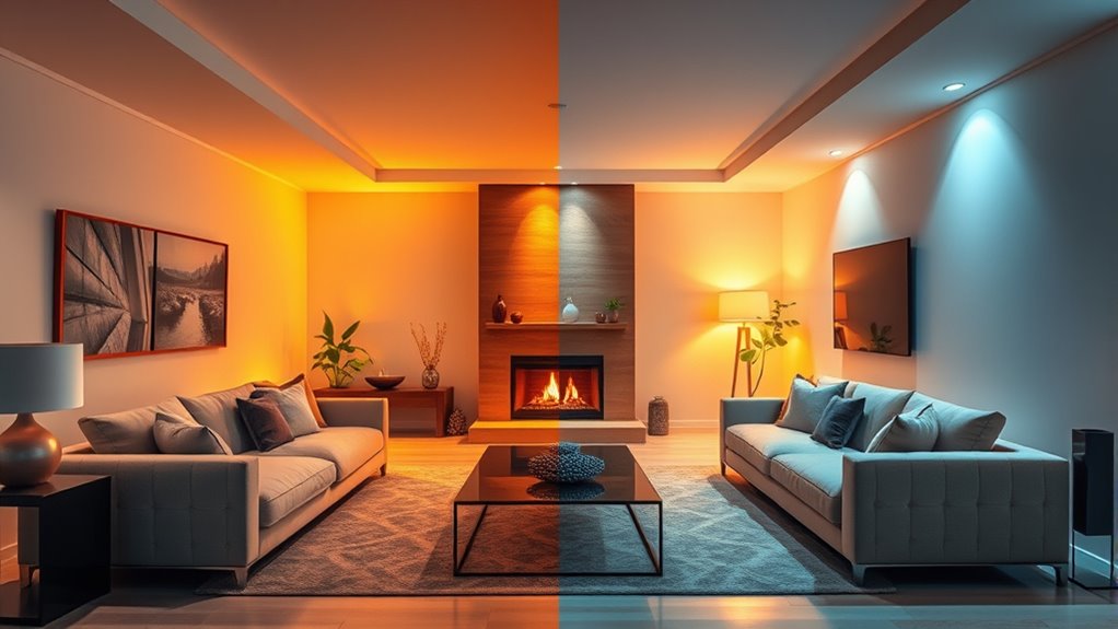 lighting temperature impacts ambiance