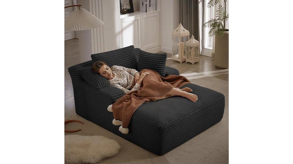 luxurious corduroy sofa bed