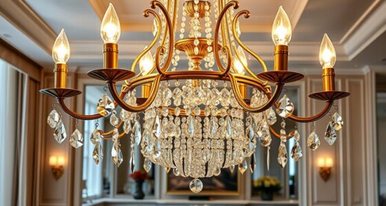 luxurious dining room chandeliers