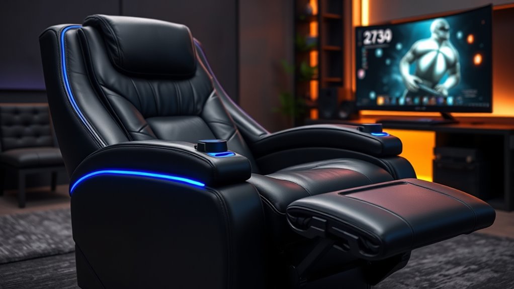luxurious gaming recliner selection