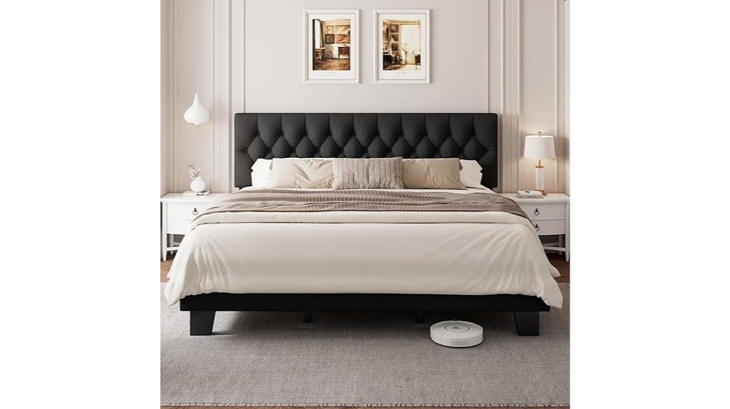 luxurious king bed frame