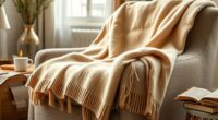 luxurious soft cashmere throws