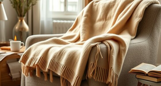 luxurious soft cashmere throws