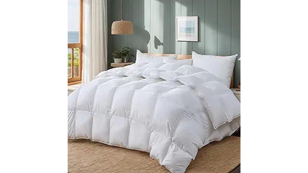 luxury all season feather comforter