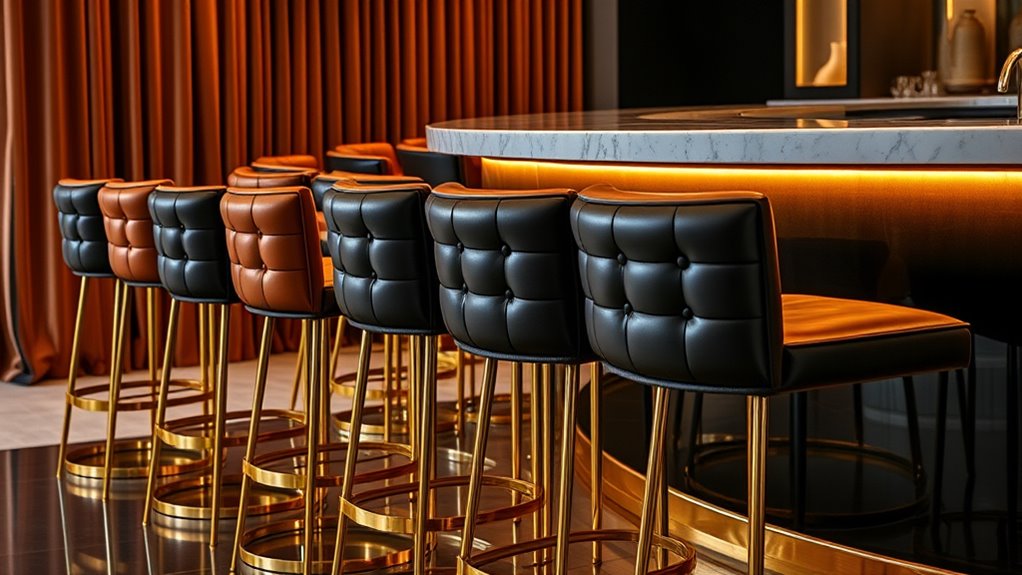 luxury bar stool selections