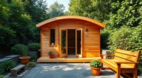 luxury cedar sauna selection