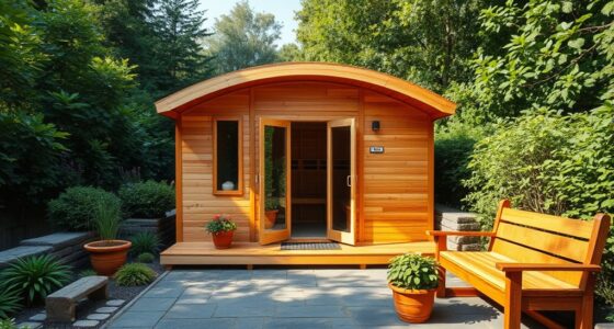 luxury cedar sauna selection