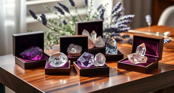 luxury crystal healing sets