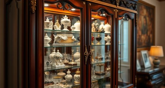 luxury display cabinet options