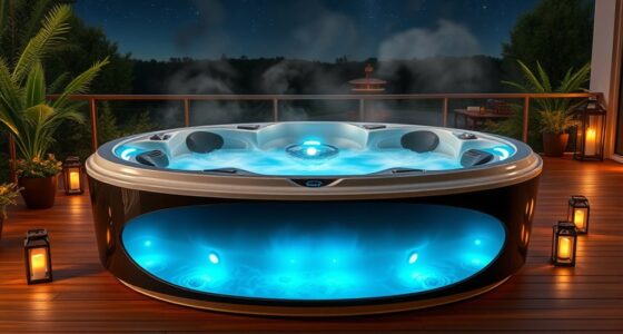 luxury hot tubs selection