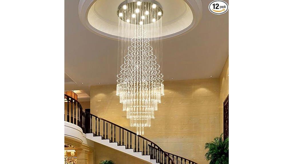 luxury large raindrop chandelier