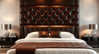 luxury leather bed options