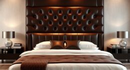 luxury leather bed options