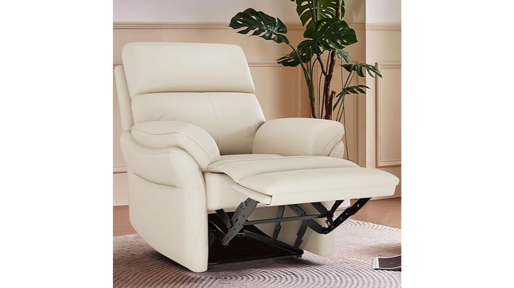 luxury leather recliner