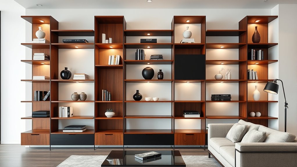 luxury modular shelving ideas