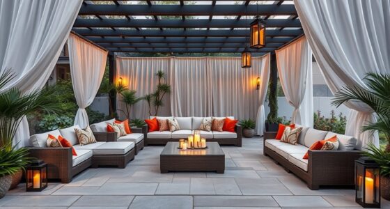 luxury patio sectional options