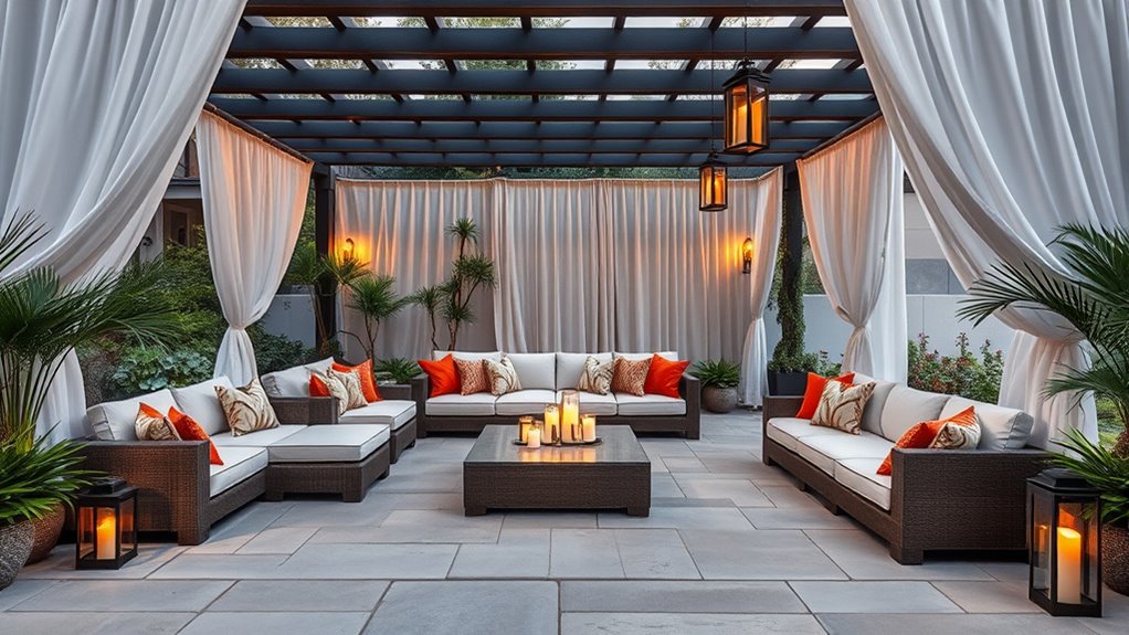 luxury patio sectional options