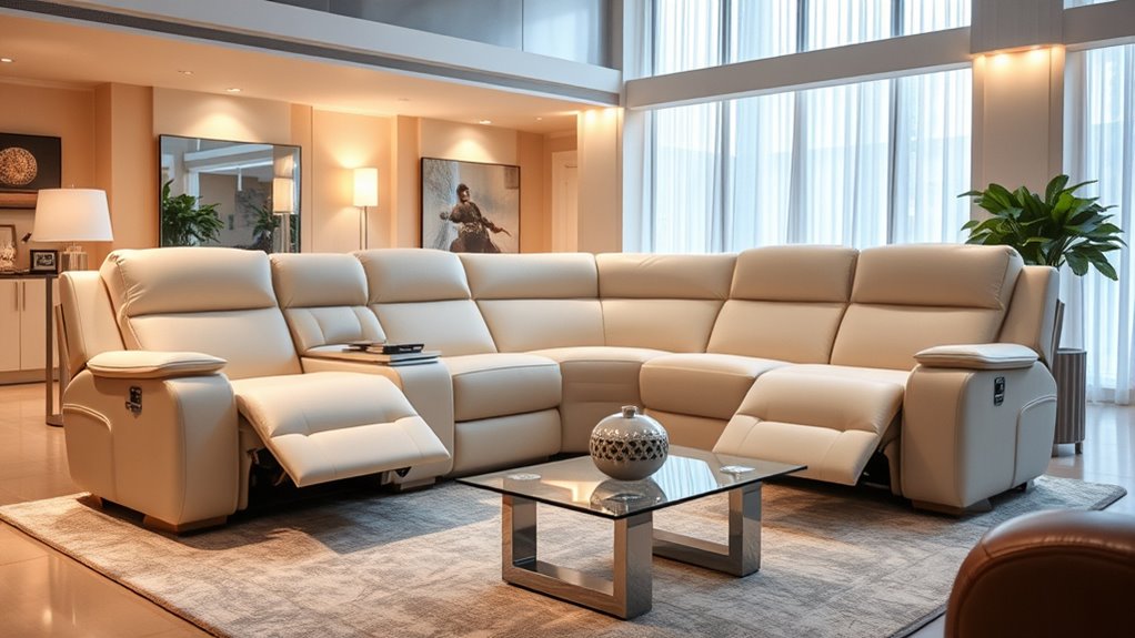 luxury recliner sectionals 2025