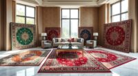 luxury rug collection showcase