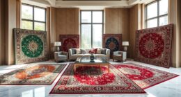 luxury rug collection showcase