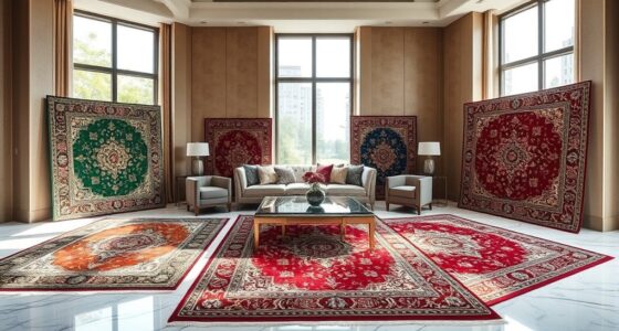 luxury rug collection showcase