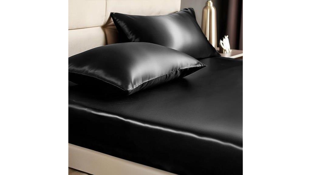luxury satin bedding set