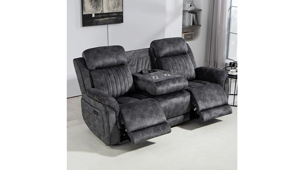 luxury sofa with tech